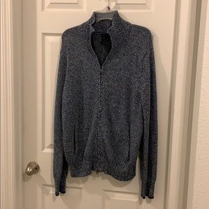 Zip up banana republic sweater large warm & soft